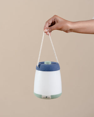 Firefly Lantern Dark Blue + Mint Green